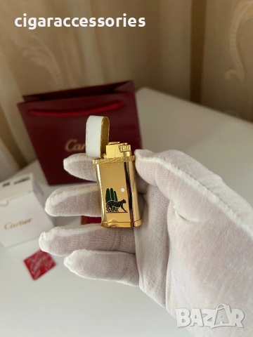 Cartier Panthère запалка – отлична, с кутия и документи, снимка 2 - Запалки - 53870615