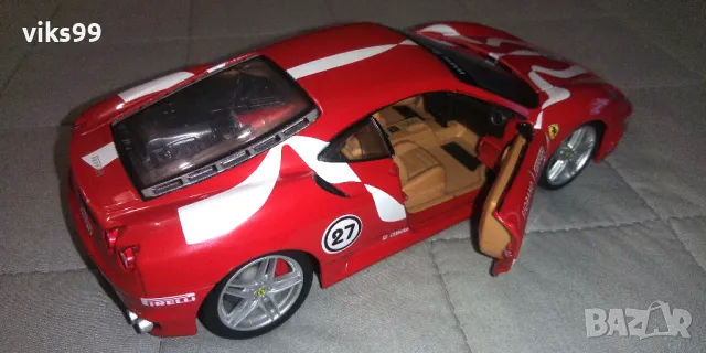 Ferrari F430 Fiorano Bburago - Мащаб 1:24, снимка 6 - Колекции - 49303882