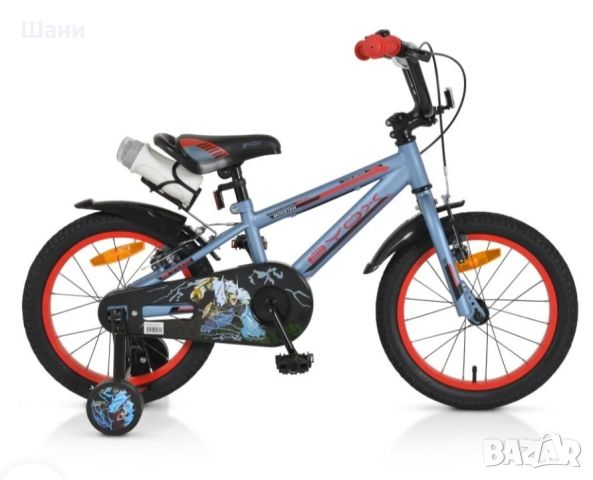 Детски велосипед 16 Monster сив, снимка 3 - Детски велосипеди, триколки и коли - 45568704