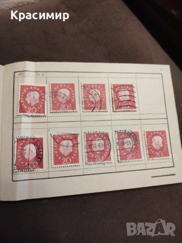 Theodor Heuss 1959. , снимка 15 - Филателия - 53471430