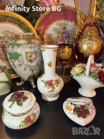 🌹✨ Royal Albert “Old Country Roses” – изискан порцеланов комплект за красота и стил ✨🌹, снимка 5 - Антикварни и старинни предмети - 53462273