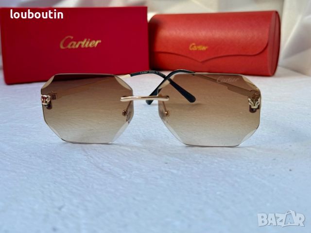 Cartier 2024 дамски слънчеви очила Осмоъгълни 4 цвята, снимка 7 - Слънчеви и диоптрични очила - 45248097