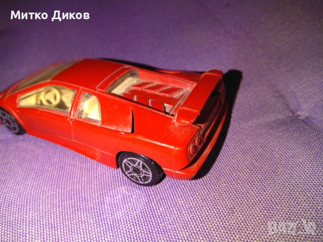 Винтидж малка метална количка 1/43 Burago Lamborghini Diablo, снимка 6 - Колекции - 46809511