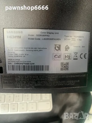 Монитор Samsung S22R350FHU, снимка 4 - Samsung - 47518922