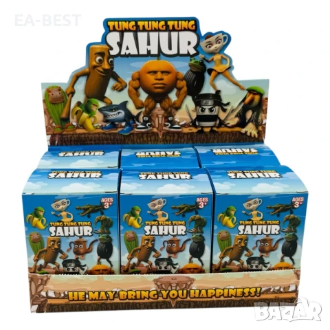 🎭 TUNG TUNG TUNG SAHUR – Brainrot фигурки с характер! 🧠🔥