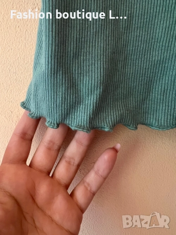 Уникален дамски потник с дантела и къдрички и регулиращи се презрамки М размер 👗, снимка 4 - Потници - 51795982