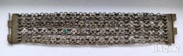 ПРОДАВАМ СТАРА РЯДКА СРЕБЪРНА ВЪЗРОЖДЕНСКА ГРИВНА ЗА НАКИТ , снимка 4 - Антикварни и старинни предмети - 52734867