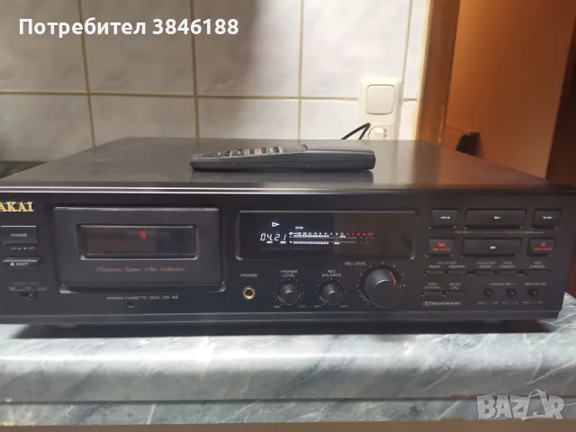 AKAI DX-49 Stereo Cassette Deck, снимка 1