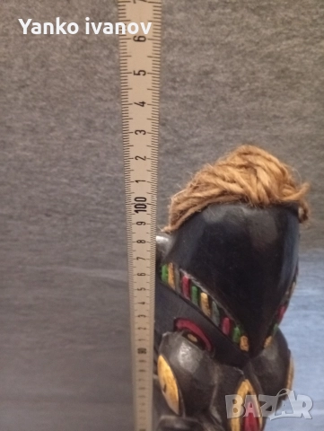 Африканска статуетка, снимка 5 - Статуетки - 52933980