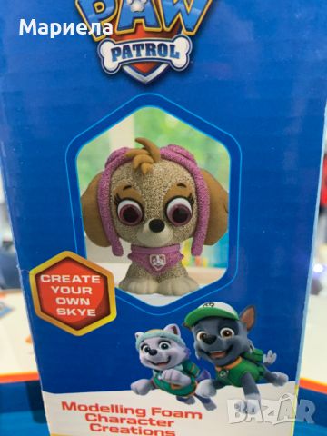 Моделираща пяна Paw Patrol / Персонаж: Скай, снимка 3 - Фигурки - 45667251