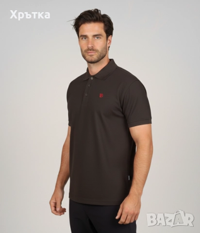 Fjallraven Crowley - Оригинална мъжка тениска с яка размер M, снимка 2 - Тениски - 50689908