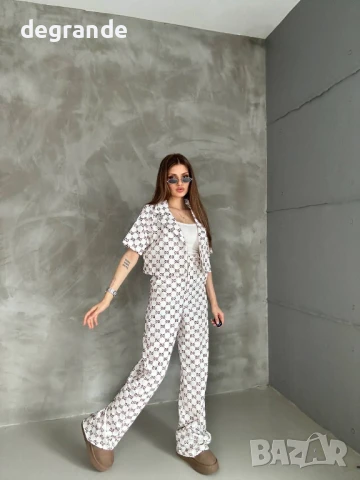 Луксозен дамски комплект Gucci ВИДЕО НА МОДЕЛА, снимка 3 - Комплекти - 51077200