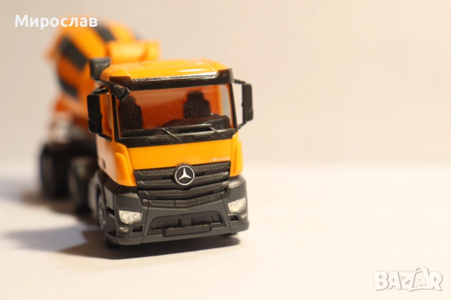 HERPA H0 1/87 MERCEDES ANTOS МИКСЕР БЕТОНОВОЗ МОДЕЛ КАМИОН, снимка 8 - Колекции - 53128983