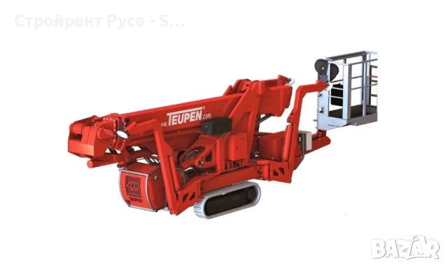 Вишка Teupen, 23 метра, Верижна, Телескопична, Под наем, снимка 1
