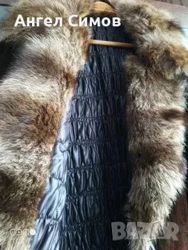 Палто от Тюлен с яка от бобър,яке по поръка, снимка 3 - Якета - 49989416