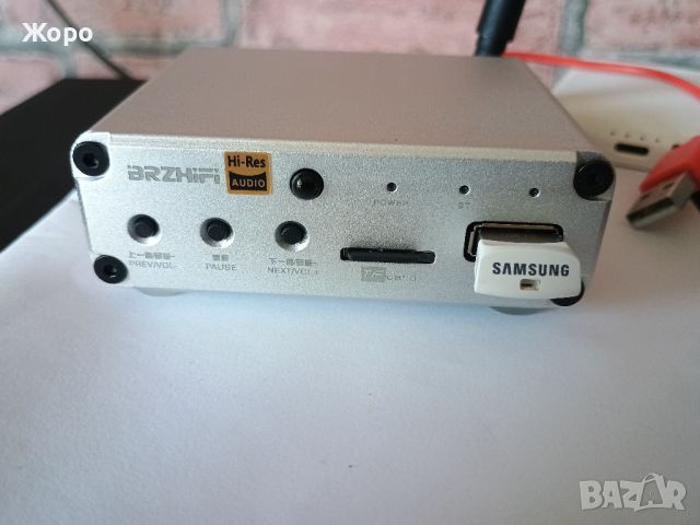 ⏯️Клип. Aluminium Sabre ES9018 Dual DAC / HiRes Player USB / Bluetooth/ Preamp, снимка 7 - Ресийвъри, усилватели, смесителни пултове - 46646827