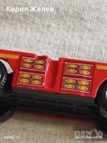 Метална количка ПОЖАРНА много красива за КОЛЕКЦИЯ ДЕКОРАЦИЯ 22137, снимка 7 - Колекции - 53557379