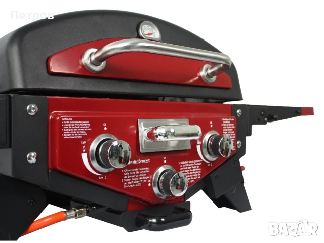 Газово барбекю, грил - El Fuego Madison red, снимка 4 - Барбекюта - 53881777