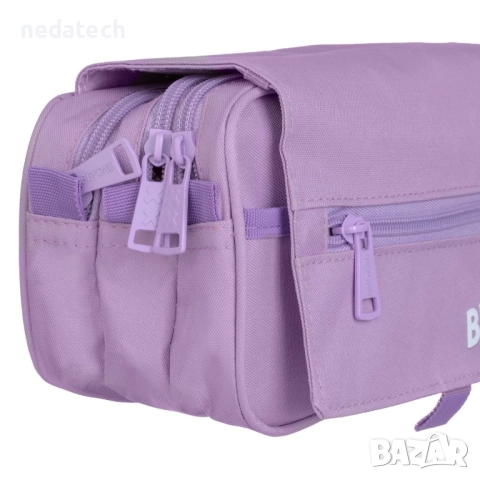 Несесер за училище, Лилав, 22x9x11см., снимка 2 - Ученически пособия, канцеларски материали - 51679129