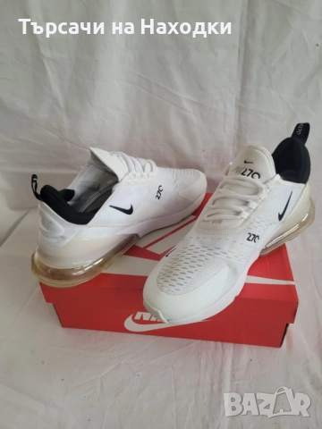 Мъжки маратонки Nike Air Max 270 White Размер US 12 EU 46 UK 11, снимка 6 - Кецове - 52475001