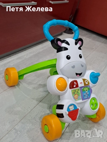 Музикална бебешка проходилка,, Зебра"/ Fisher Price, снимка 13 - Проходилки - 52494442