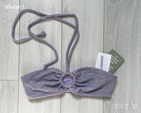 Горнище на бански H&M с етикет, снимка 1 - Бански костюми - 45407886