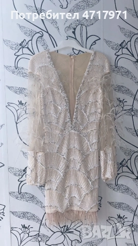 Продавам елегантна официална рокля .Подходяща за специални събития и официални поводи., снимка 3 - Рокли - 53300831