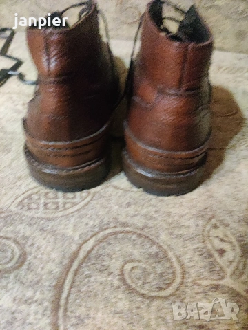 Мъжки кожени боти Floris van Bommel.Размер 43,5, снимка 11 - Официални обувки - 53497899