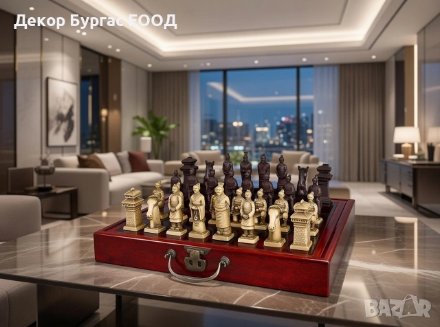 ЛУКСОЗЕН КОЛЕКЦИОНЕРСКИ ШАХ „ТЕРАКОТЕНА АРМИЯ НА ЦИН ШИХУАН“, снимка 10 - Антикварни и старинни предмети - 53095673