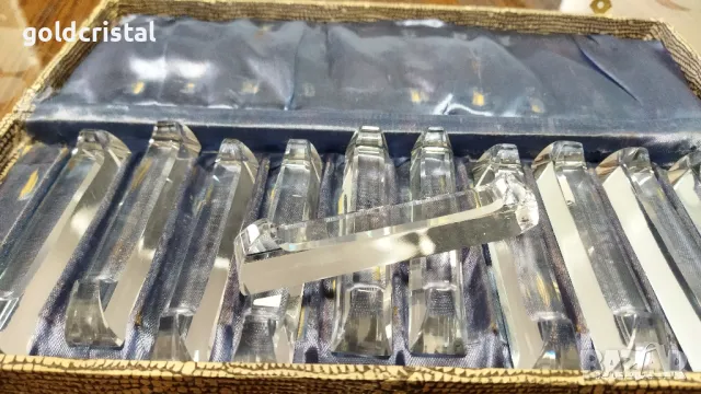 стари кристални поставки за прибори за хранене , снимка 11 - Антикварни и старинни предмети - 50147746