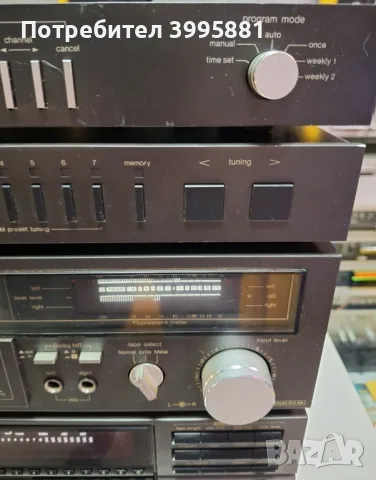 Technics:
Усилвател SU-V303
Дек RS-M226
Тунер ST-S3
Таймер SH-4060
CD SL-P377A

, снимка 7 - Ресийвъри, усилватели, смесителни пултове - 49122026