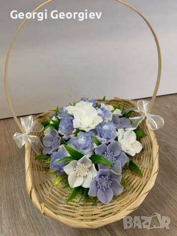 цветя изработени с глицеринов ароматен сапун , снимка 17 - Други - 51962068