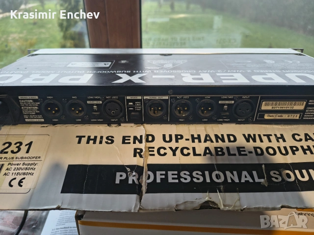 кросоувър беринжер , снимка 5 - Ресийвъри, усилватели, смесителни пултове - 53689414