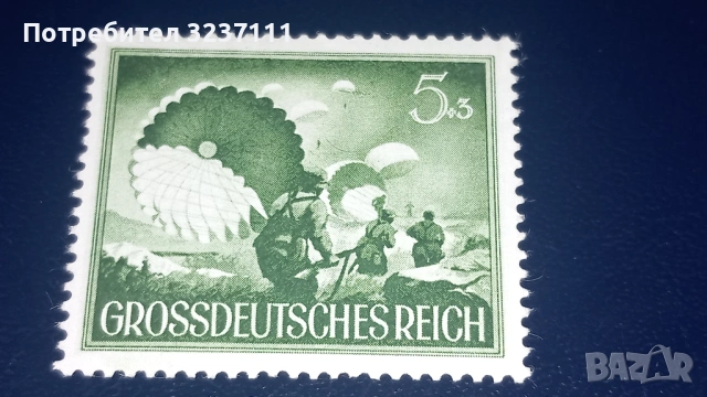 Германия серия марки 1944, снимка 4 - Филателия - 53487836