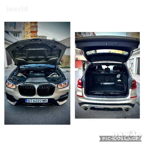 BMW X3 INDIVIDUAL 360/keyless/Carplay/LED/HeadUP/DISKTRONIK/Panorama, снимка 17 - Автомобили и джипове - 47760079