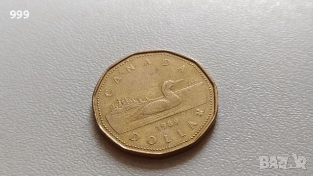 1 долар 1989 Канада - №2