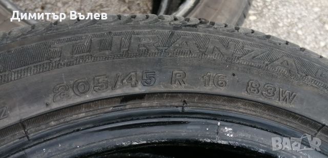 Гуми 205 45 16 Бриджистоун Bridgestone 4 броя Нов внос. Не са нови. Гаранция  , снимка 9 - Гуми и джанти - 45698987