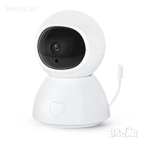 Смарт охранителна камера PST-BM289, Бебефон, 2.0Mp, Вътрешен монтаж, Wi-Fi, Tuya Smart, Бял, снимка 1 - IP камери - 48753360