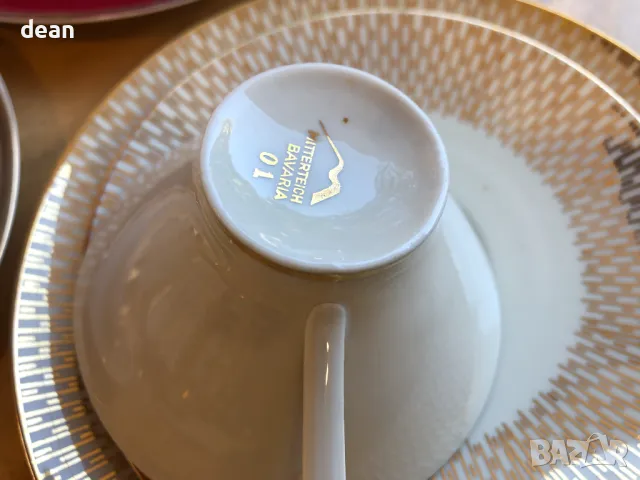 Троен сет от Баварски чаши за кафе, снимка 6 - Чаши - 49784473