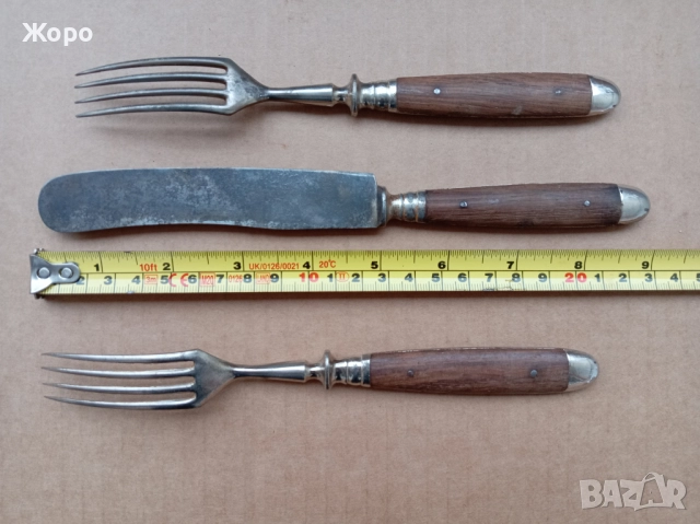 старинни прибори SOLINGEN СОЛИНГЕН вилица нож, снимка 5 - Антикварни и старинни предмети - 52877067