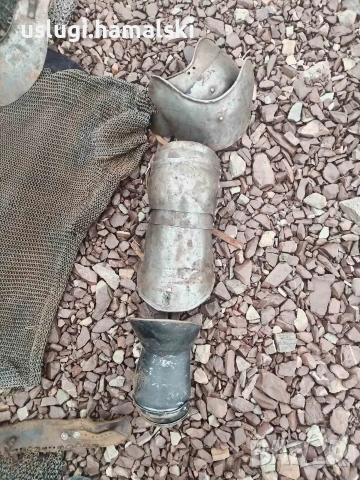 Рицарски доспехи/ризница/броня/шлем, снимка 11 - Антикварни и старинни предмети - 53240841