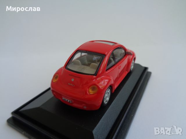 1/72 TCM vw new beetle  КОЛИЧКА МОДЕЛ ИГРАЧКА, снимка 4 - Колекции - 46218694