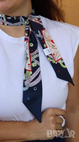 шал / панделка , снимка 10 - Аксесоари за коса - 51423598