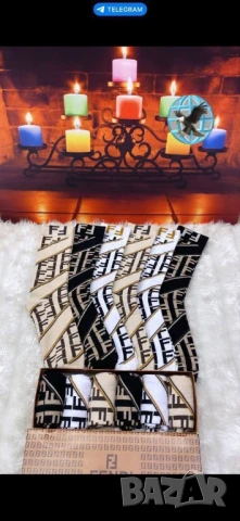 чорапи в кутия karl lagerfeld Victoria's secrets gucci dsquared2 nike, снимка 8 - Дамски чорапи - 51321042