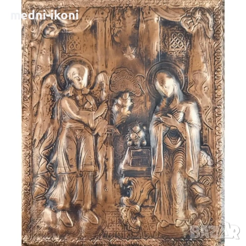 ИКОНА ГОЛЯМА БЛАГОВЕЩЕНИЕ, снимка 2 - Икони - 54291963