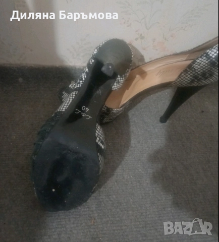 Елегантни дамски обувки на висок ток, снимка 3 - Дамски обувки на ток - 52595772