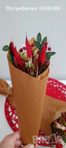 Букети от сухи цветя , снимка 9 - Други - 52424441