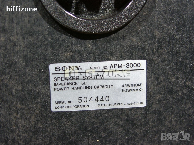 Тонколони   Sony apm-3000 , снимка 12 - Тонколони - 53441898