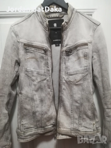 Дънково яке G Star S#, снимка 7 - Якета - 51623178
