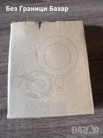 Нова Кръгла LED лампа за бюро с равномерна светлина за онлайн срещи и съдържание